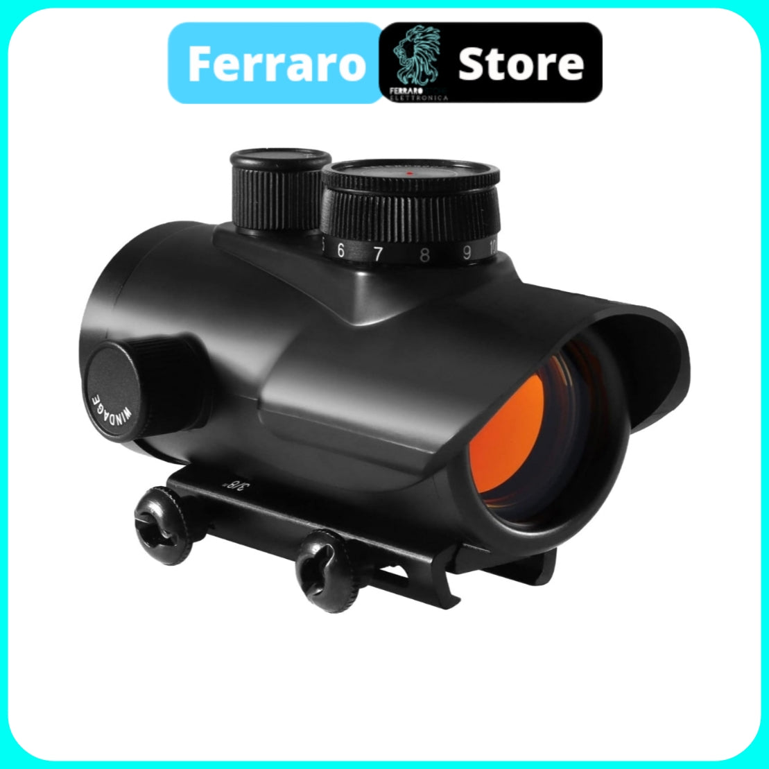 Mirino 1x30 - Red Dot IR Scope, Softair, Red