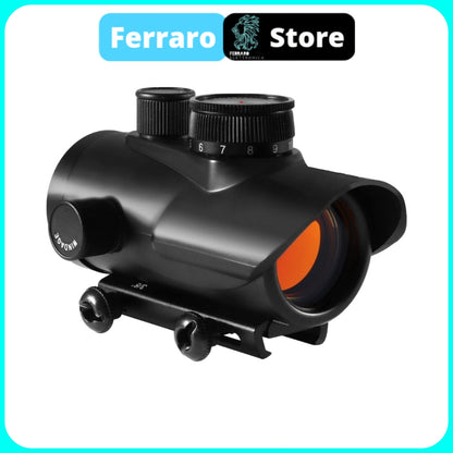 1x30 Riflescope - Red Dot IR Scope, Airsoft, Red