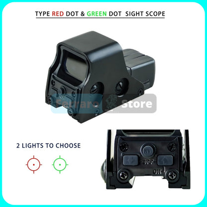 Holographic Sight 551 - Red &amp; Green, Airsoft Shooting