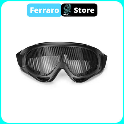 Softair Goggles, Equipment, Eye Safety, in metal mesh