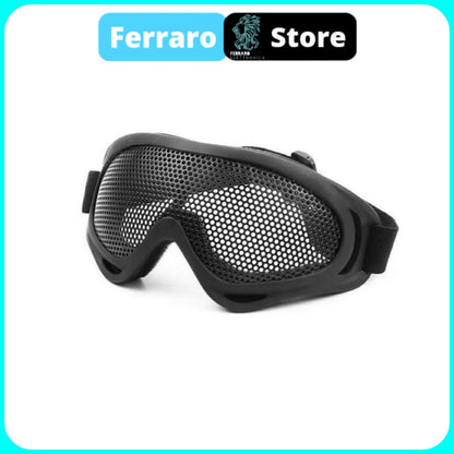 Softair Goggles, Equipment, Eye Safety, in metal mesh