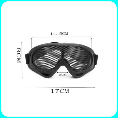 Softair Goggles, Equipment, Eye Safety, in metal mesh