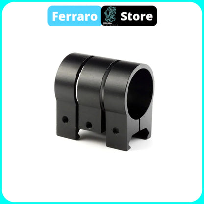 Supporto da 25.4mm - 20mm, per torcia mirino, Laser, mirino morsetto in metallo supporto per torcia in acciaio inossidabile