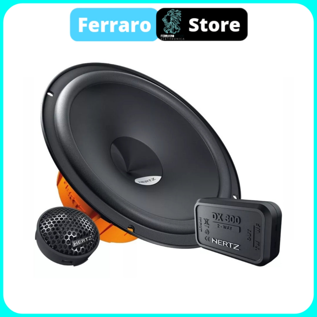 Hertz DSK 165.3 Kit Altoparlanti 2 Vie 16.5 Cm + Adattatori Per Ford Focus (dal 2005) - Woofer E Tweeter