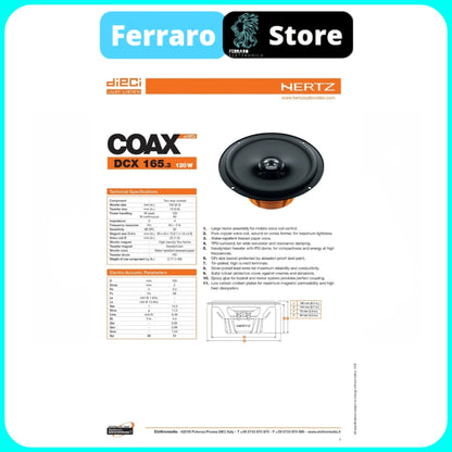 Kit 6 Casse per Fiat 500L [Dal 2012>] - Altoparlanti, Hertz Dieci, Anteriori/Posteriori