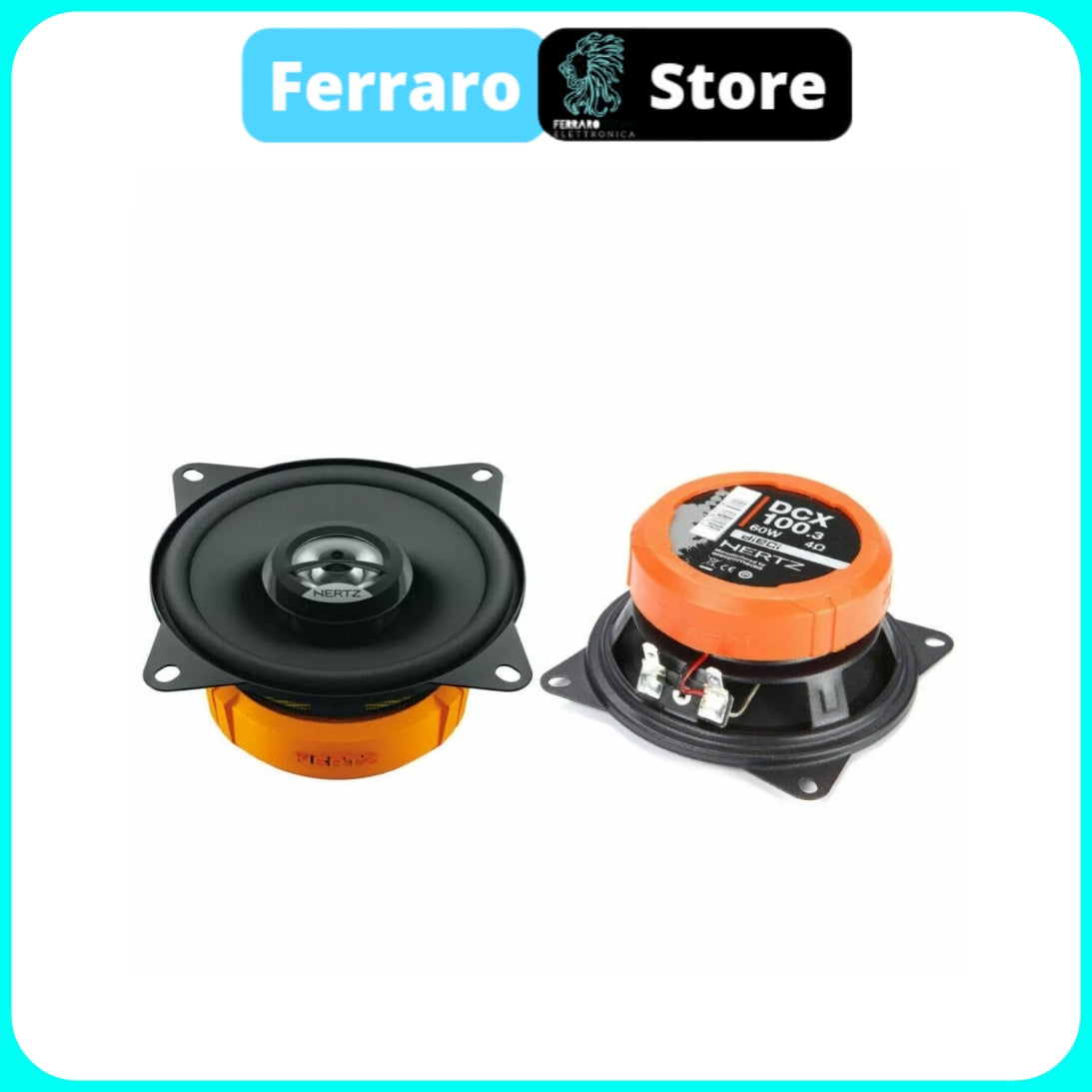 Kit 2 Casse per Fiat 600 - Altoparlanti, Hertz Dieci, Anteriori