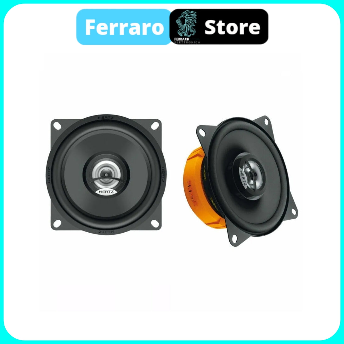 Kit 2 Casse per Fiat 600 - Altoparlanti, Hertz Dieci, Anteriori