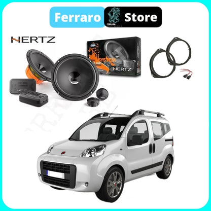 Kit 4 Casse per Fiat Qubo Fiorino [Dal 2008>] - Altoparlanti, Hertz Dieci, Anteriori