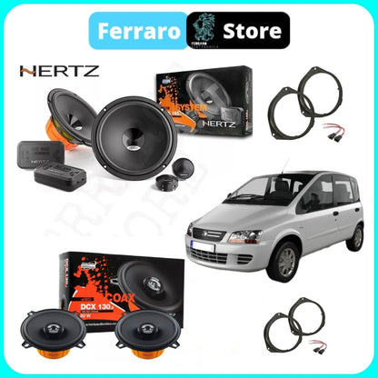 Kit 6 Casse per Fiat Multipla - Altoparlanti, Hertz Dieci, Anteriori/Posteriori