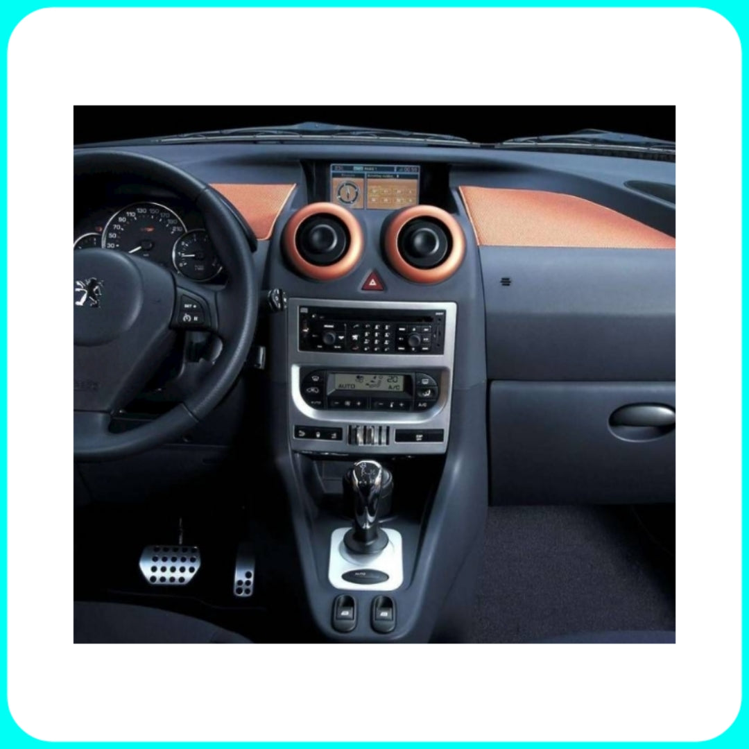 Autoradio per Peugeot 1007 [2005-2009] - 1Din 5" Pollici, Bluetooth, Radio, Doppia USB, CarPlay e Android Auto