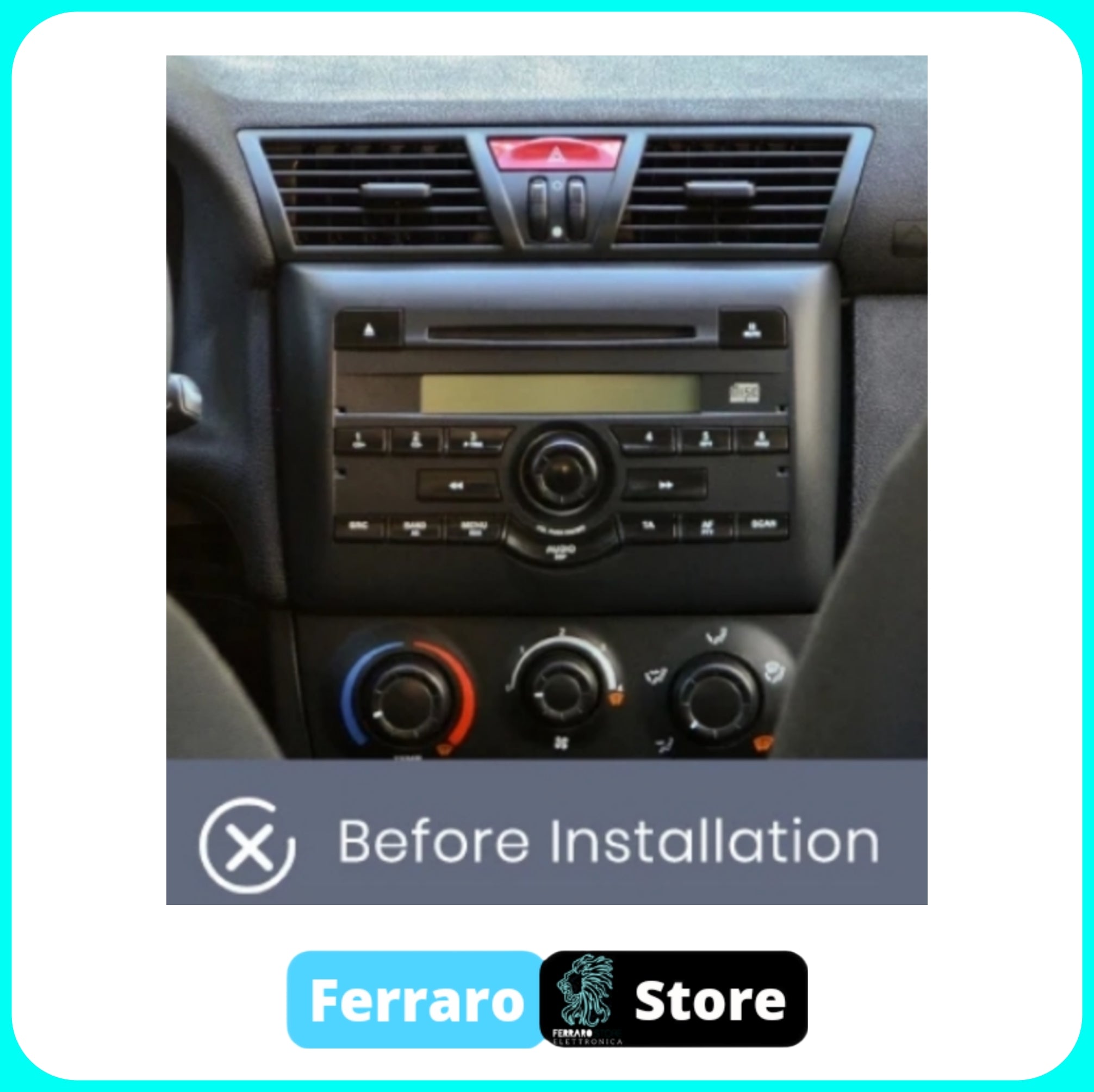 Autoradio per Fiat Stilo [2001 - 2010] - 2GB/4GB/6GB/8GB Ram, Sistema auto Intelligente, 2Din 9"Pollici, GPS, Navigatore, Wifi