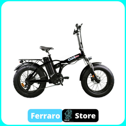 Bici Elettrica, OmBike Fat Bike, Pieghevole, 500w 16Ah