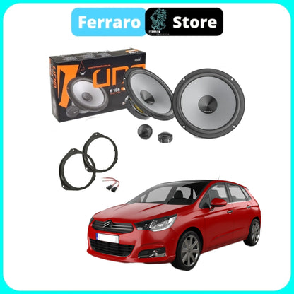 Kit 4 Casse per Citroen C4 - Altoparlanti e Tweeter, Hertz, Anteriori