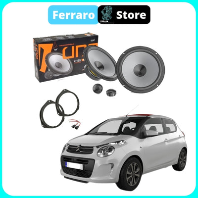 Kit 4 Casse per Citroen C1 [Dal 2014>] - Altoparlanti e Tweeter, Hertz, Anteriori