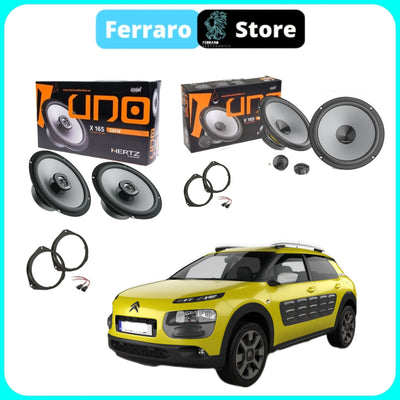 Kit 6 Casse per Citroen C4 Cactus [Dal 2014>] - Altoparlanti, Hertz Dieci, Anteriori/Posteriori