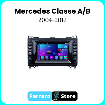 Autoradio per Mercedes Classe A/B [2004-2012] - 2GB/32GB Sistema auto Intelligente, 2Din 7"Pollici, GPS, Navigatore, Wifi