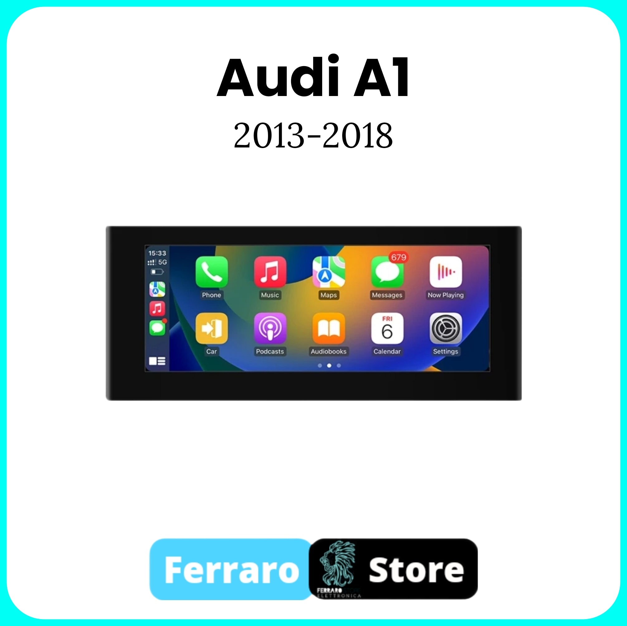 Autoradio per Audi A1 [2013 - 2018] - 2GB/32GB, Sistema auto Intelligente, 2Din 10.25"Pollici, GPS, Navigatore, Wifi