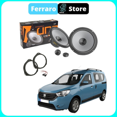 Kit 4 Casse per Dacia Dokker [Dal 2012>] - Altoparlanti e Tweeter, Hertz, Anteriori