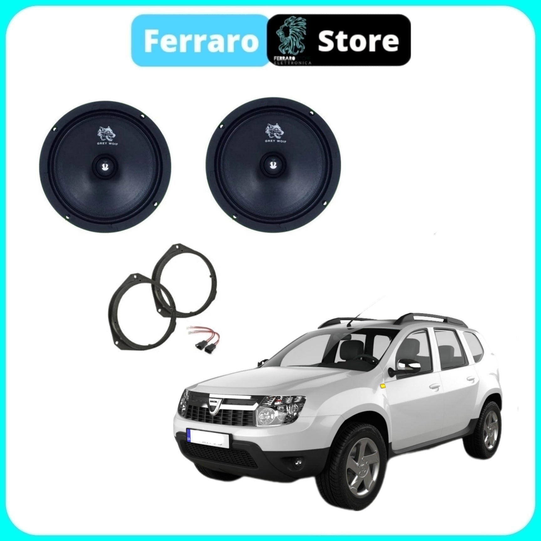 Kit 2 Casse per Dacia Duster [2010-2017] - Altoparlanti, Anteriori