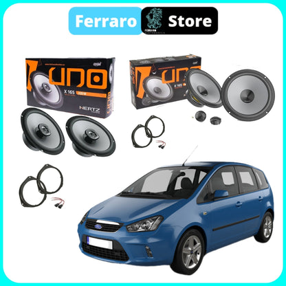 Kit 6 Casse per Ford C-Max [2003-2010] - Altoparlanti, Hertz Dieci, Anteriori/Posteriori