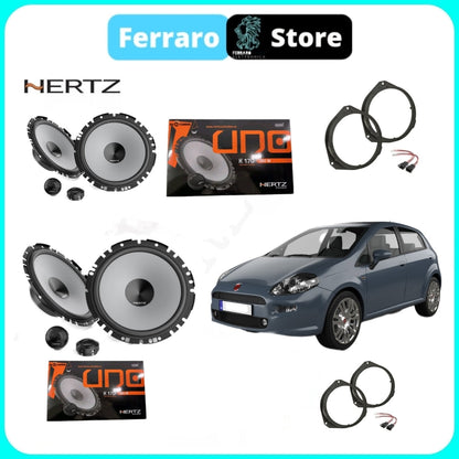 Kit 8 Casse per Fiat Grande Punto - Altoparlanti, Hertz Dieci, Anteriori/Posteriori