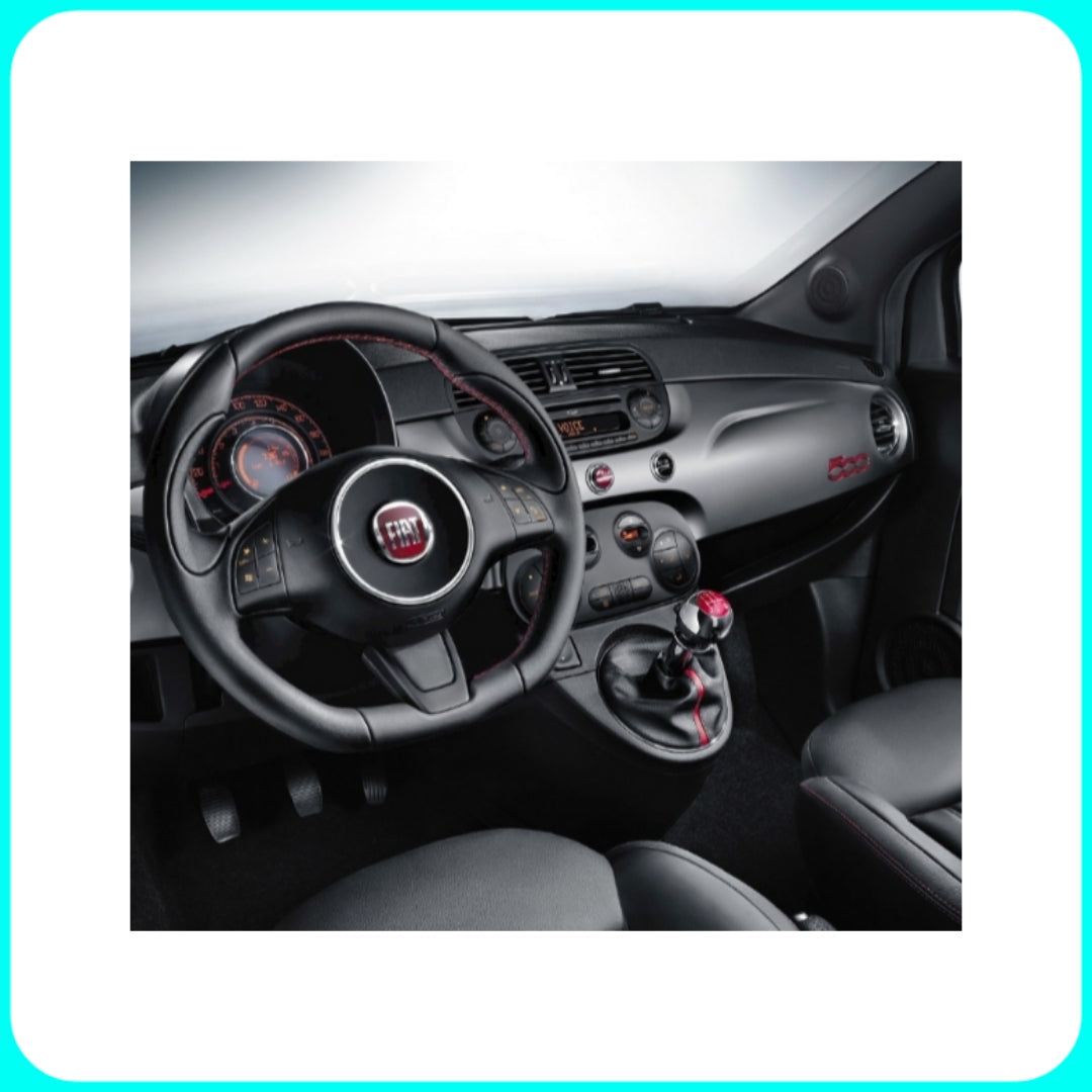 Car Radio for FIAT 500s [2007 - 2014] - 1Din, 5.5" Inch Screen, Bluetooth, Radio, USB, CarPlay &amp; Android Auto Wired