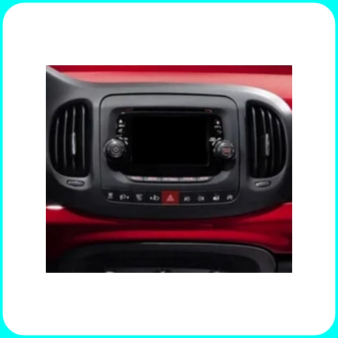 Radio cover, 1DIN, Fiat 500L - from 2012