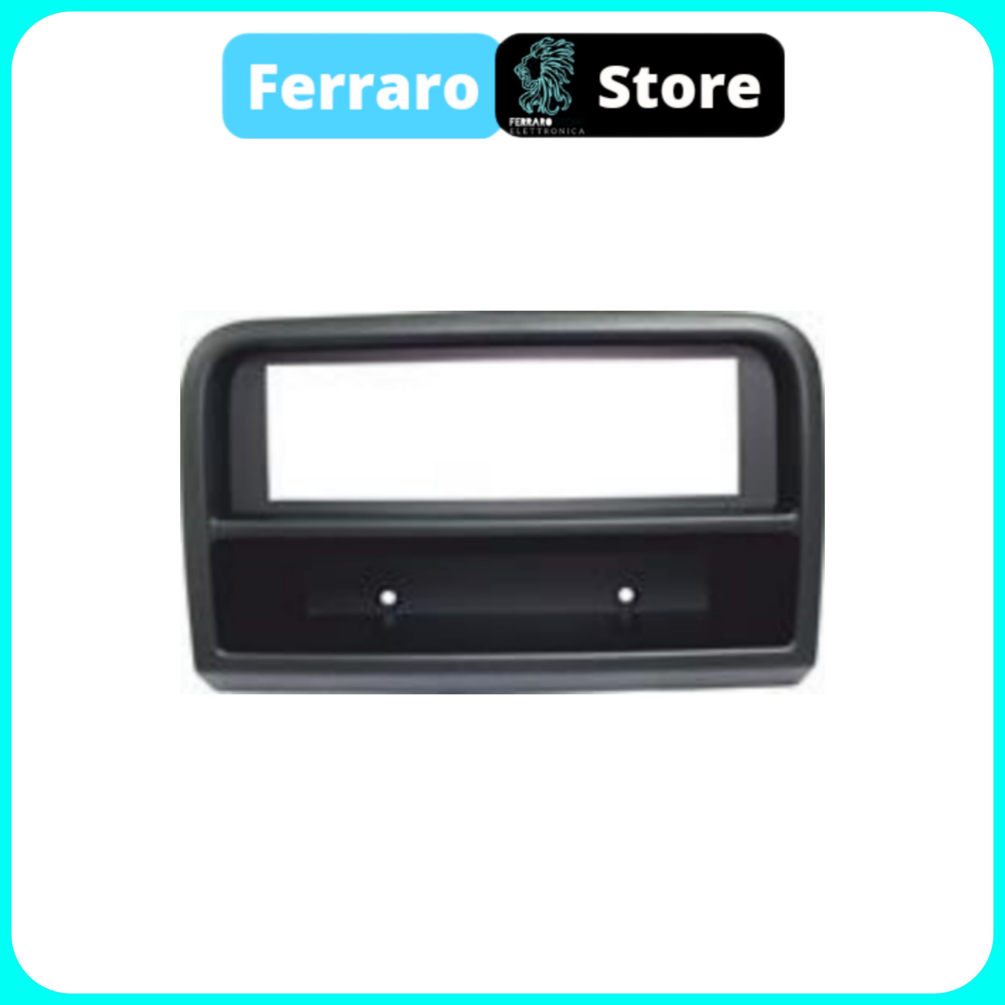 Car radio cover, 1 ISO with drawer, Fiat Croma from 2005