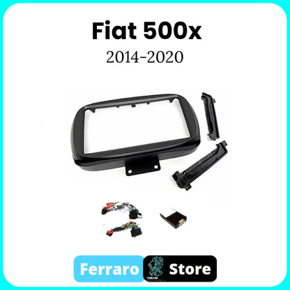 Kit Montaggio Autoradio 9"Pollici Fiat 500x [2014-2020] - Mascherina, Cablaggio Autoradio Android