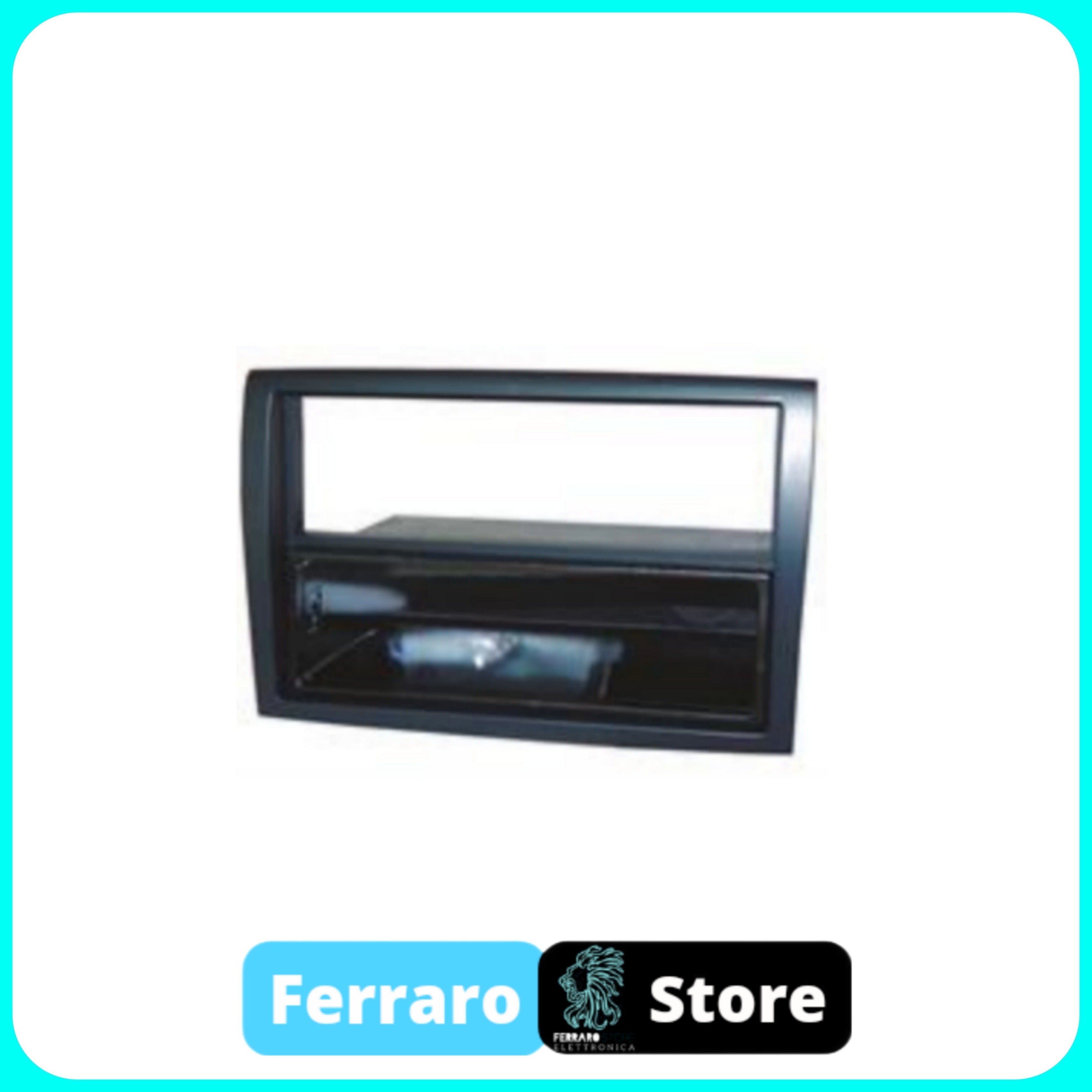 Car Radio Panel, 1 Iso with Drawer, Fiat Ducato, from 2006, Anthracite