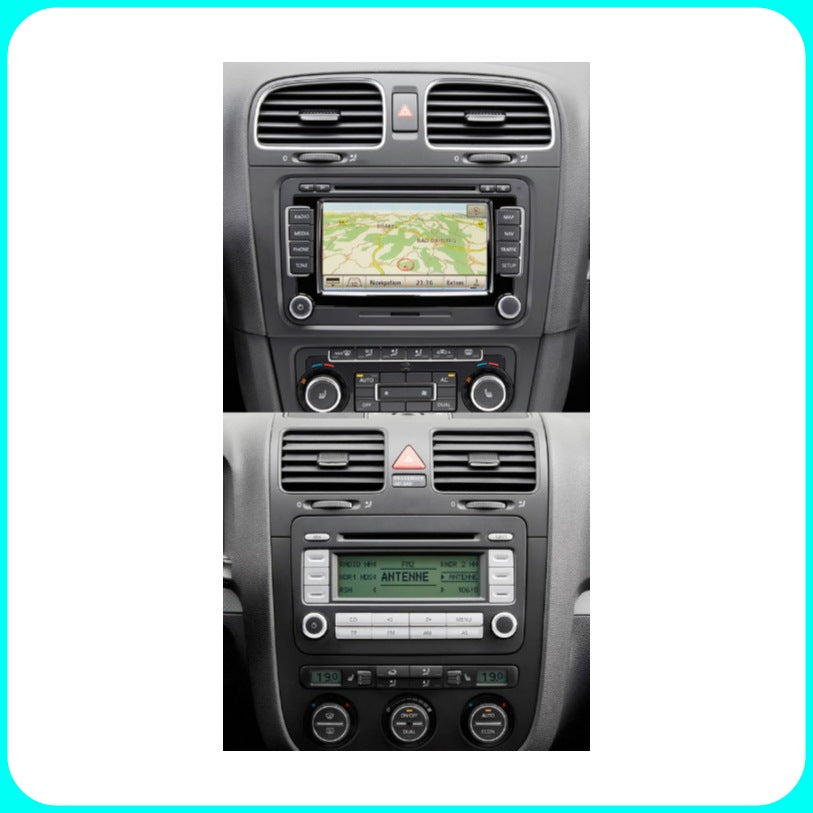 Autoradio per Volkswagen [Foto Compatibilità] - 2GB/4GB/6GB, 2Din 7"Pollici, Bluetooth, Navigatore, Radio RDS, Touch, USB, Wifi