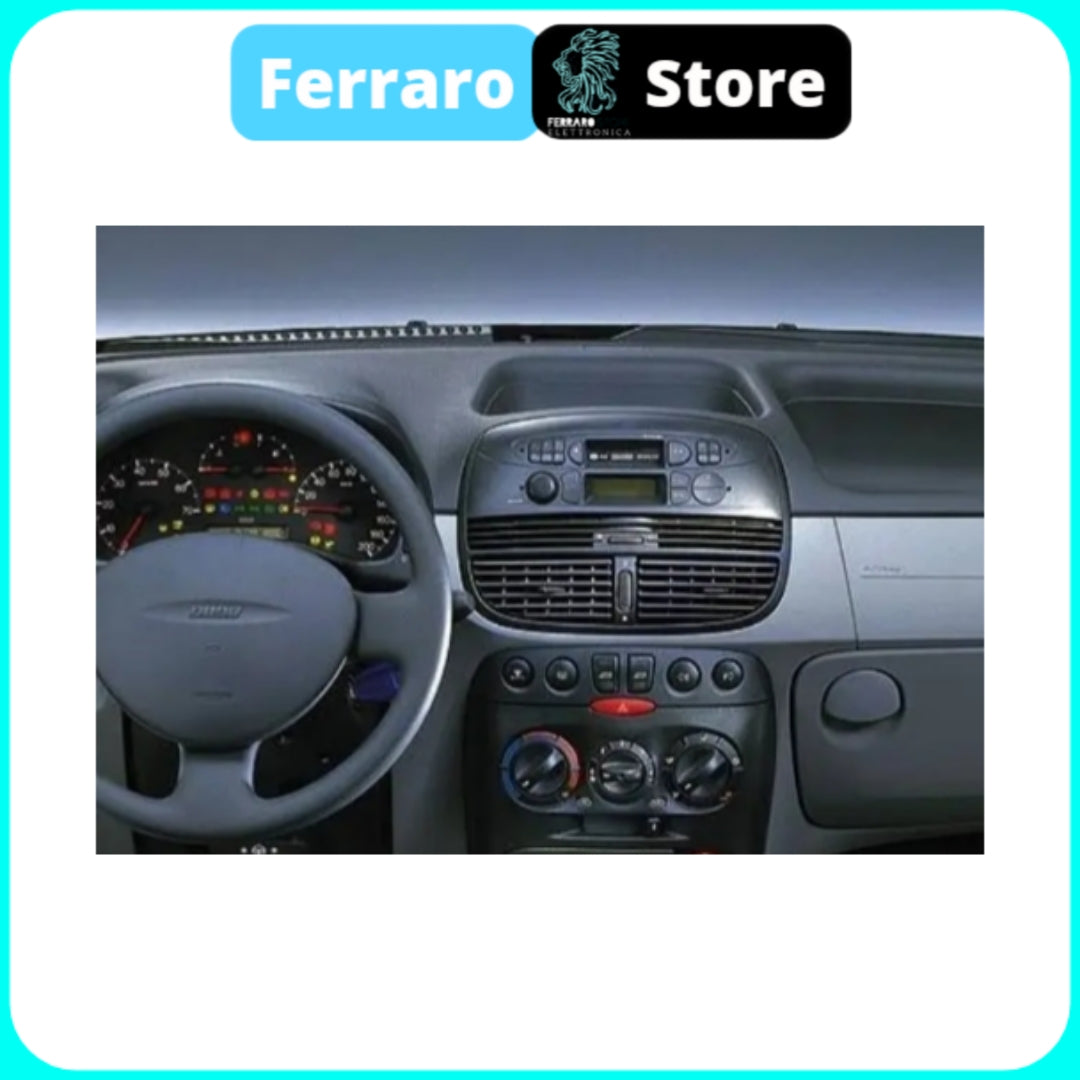 Car Radio for Fiat PUNTO 188 [1999-2007] - 1Din 9"Inch, Bluetooth, Radio, Android, PlayStore, Youtube, Navigator