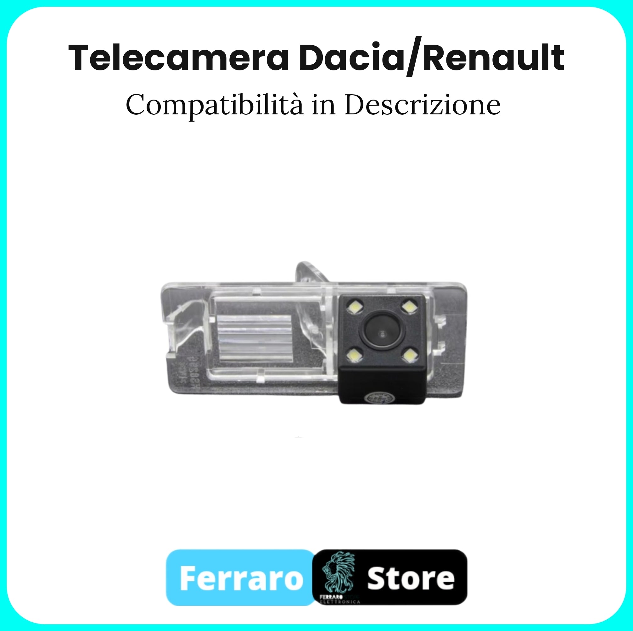 Telecamera Posteriore Per Renault Dacia Megane Trafic Compatibilit I telecamera-posteriore-per-renault-dacia-megane-trafic-compatibilit-i