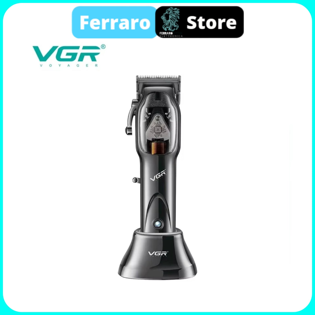 VGR Rasoio Capelli - a Batteria, Attrezzatura Barberia, Professionale, Ricaricabile V-653