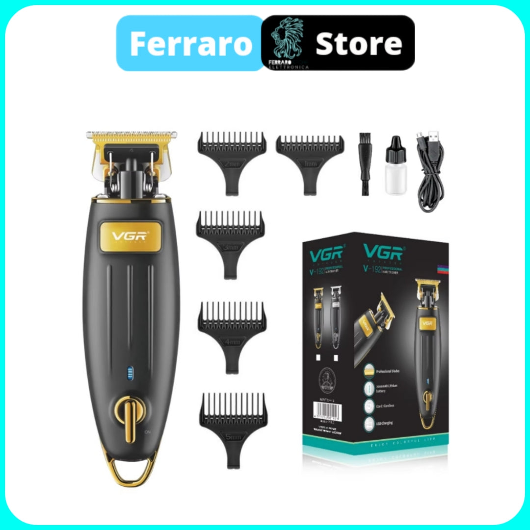 VGR Rasoio Capelli - Rifinitore, Barba, Batteria, Lama da 0mm V-192