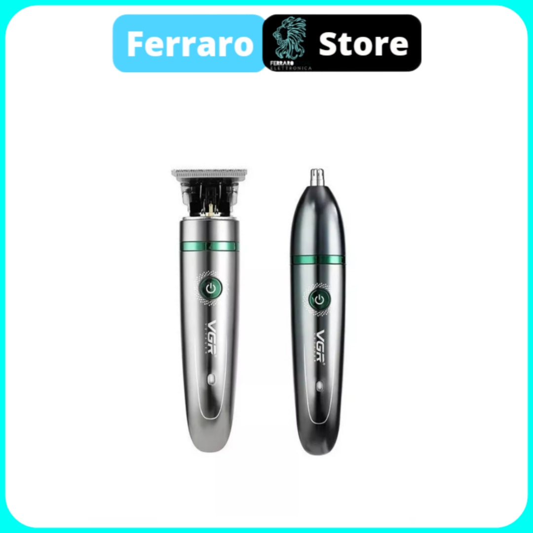 VGR Rasoio Capelli - Regola Barba, Trimmer, Impermeabile, funzione 2 in 1, V-258