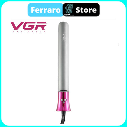 VGR Piastra Capelli - Professionale, Lisci e Ricci, Copertura in Ceramica, V-575