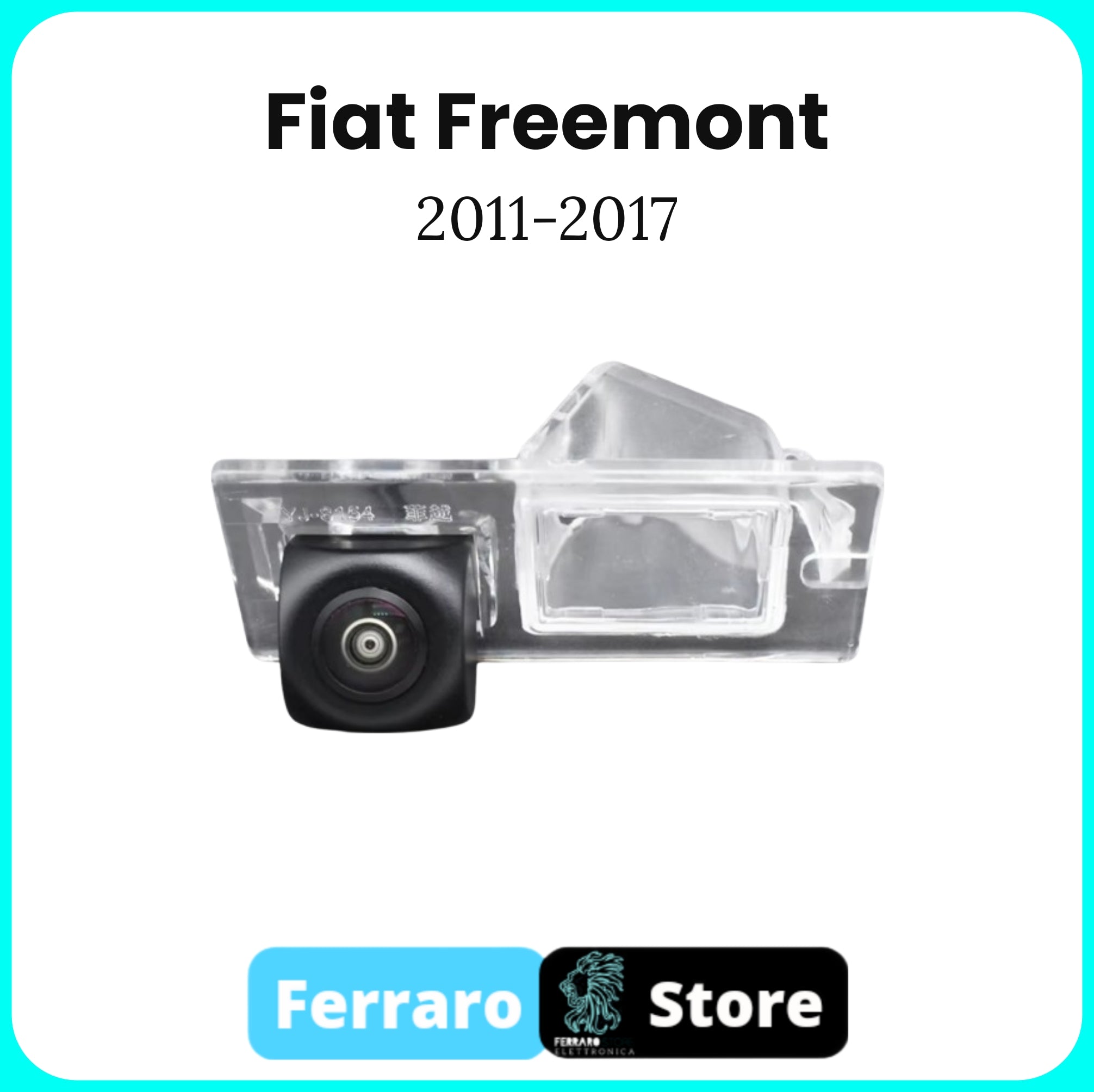 Telecamera Posteriore per Fiat Freemont [2011-2017] - AHD 1920x1080, 170° Gradi