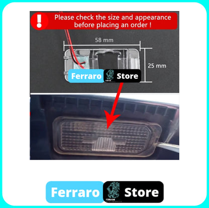 Telecamera Posteriore per Ford C-Max, Focus, S-Max, Fiesta, Fusion, EcoSport, Kuga [Compatibilità in Descrizione] - AHD 1920x1080, 170° Gradi