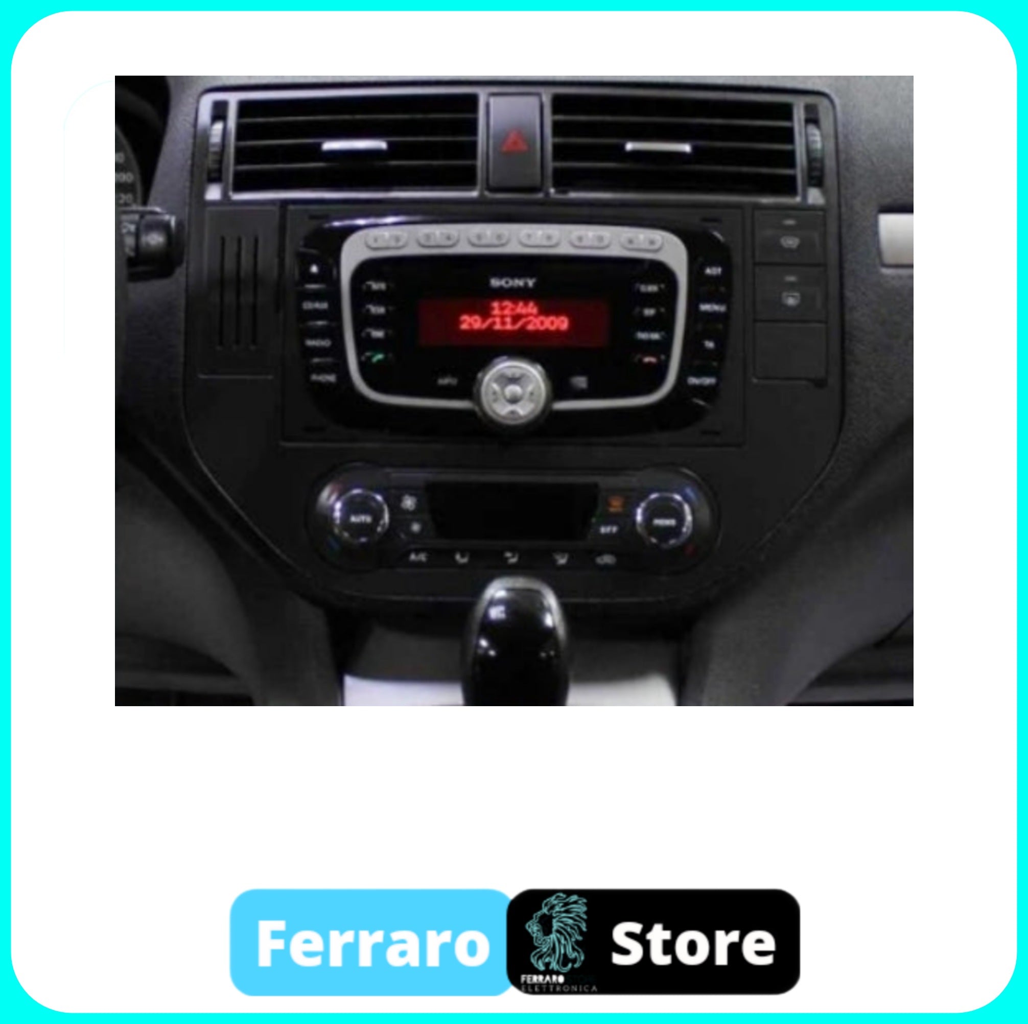 Autoradio per Ford [Compatibilità in Descrizione] - 2GB/4GB Autoradio con Sistema Intelligente, GPS, Navigatore, 2Din 9"Pollici, Wifi