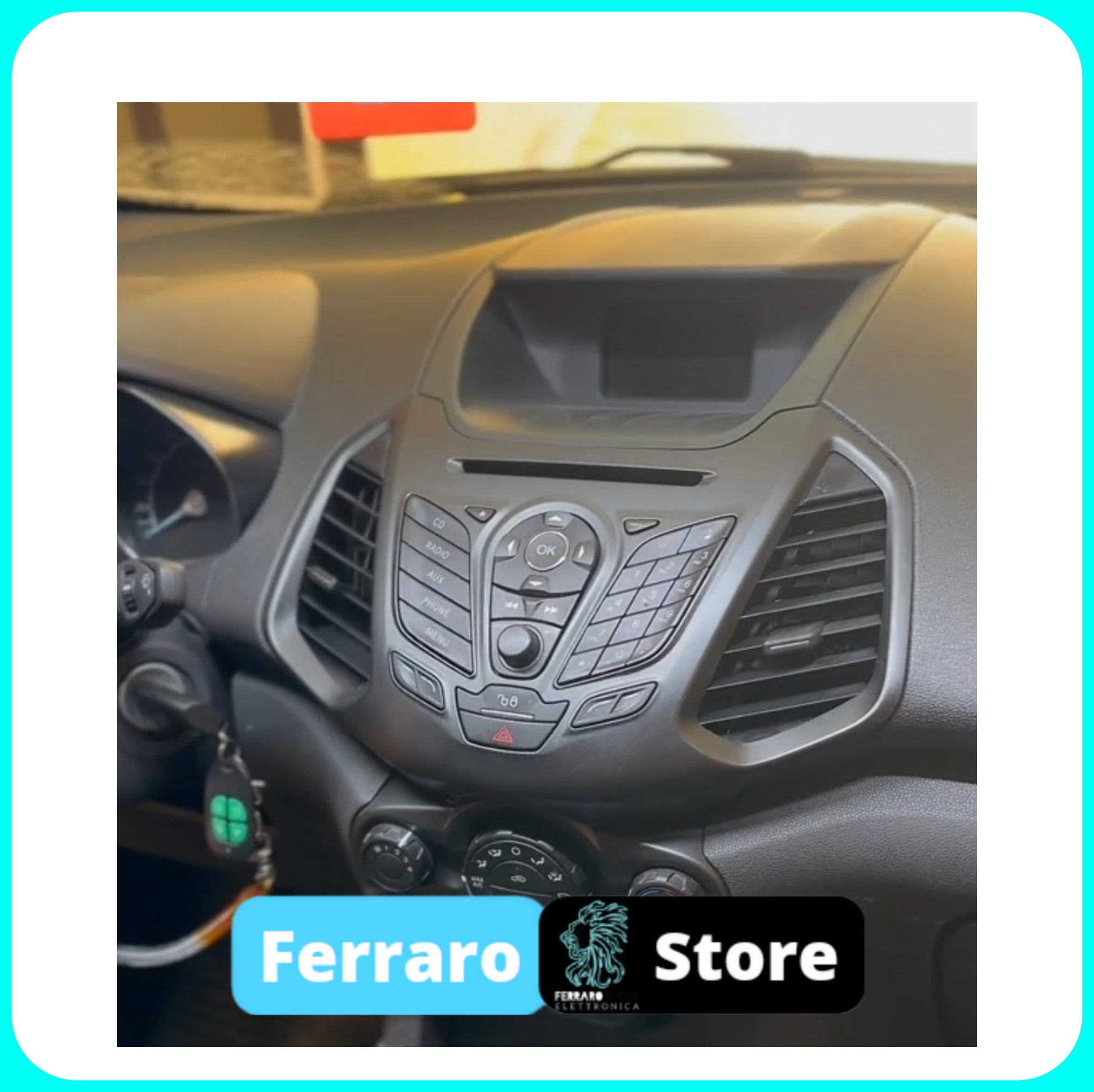 Autoradio per Ford Fiesta [2009-2017] - 2GB/4GB/6GB/8GB Autoradio con Sistema Intelligente, GPS, Navigatore, 2Din 9"Pollici, Wifi