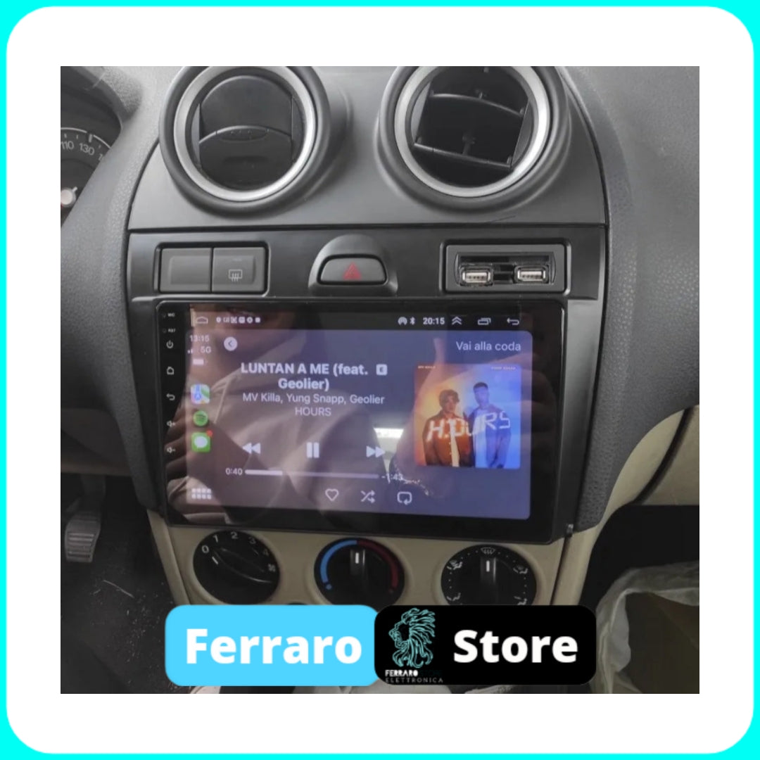 Autoradio per Ford Fiesta [2006 - 2011] - 2GB/4GB/6GB/8GB 2Din 9"Pollici, Sistema Intelligente, GPS, Navigatore, Radio, Wifi.