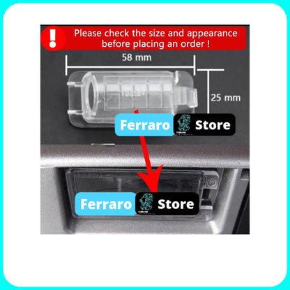 Telecamera Posteriore per Ford Ka [Compatibilità in Descrizione] - AHD 1920x1080, 170° Gradi