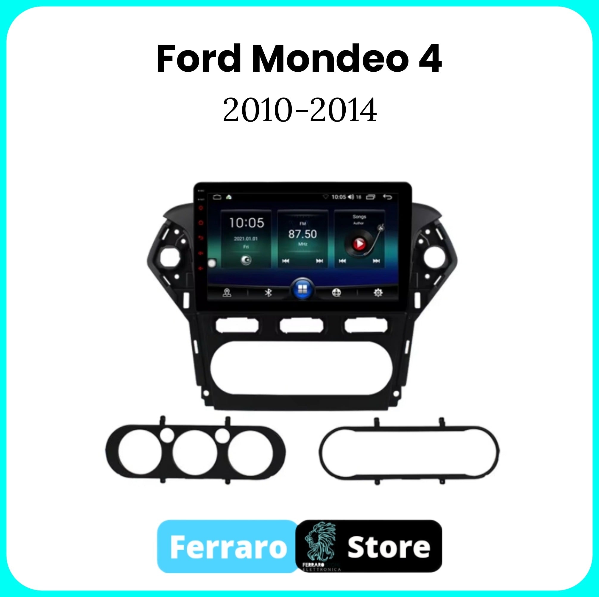 Car Radio for FORD MONDEO 4 [2010- 2014] - 2GB/4GB, Intelligent car system, 2Din 10.1"Inch, GPS, Navigator, Wifi