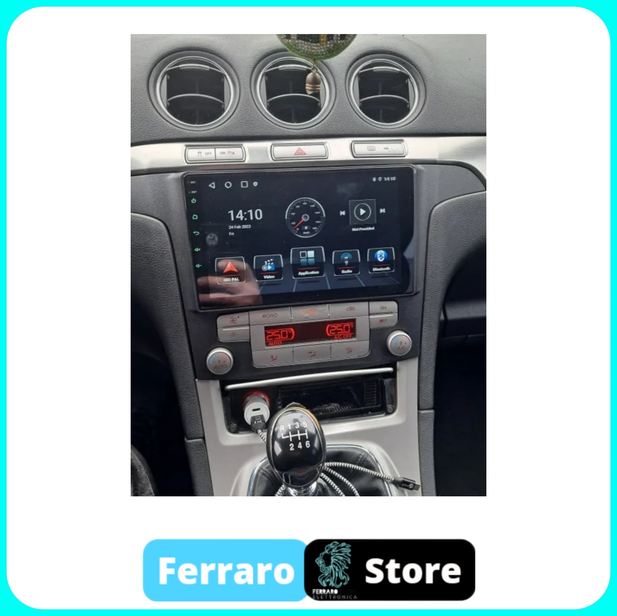 Autoradio per Ford S-Max [2007 - 2015] - 2GB/4GB/6GB/8GB Autoradio con Sistema Intelligente, GPS, Navigatore, 2Din 9"Pollici, Wifi