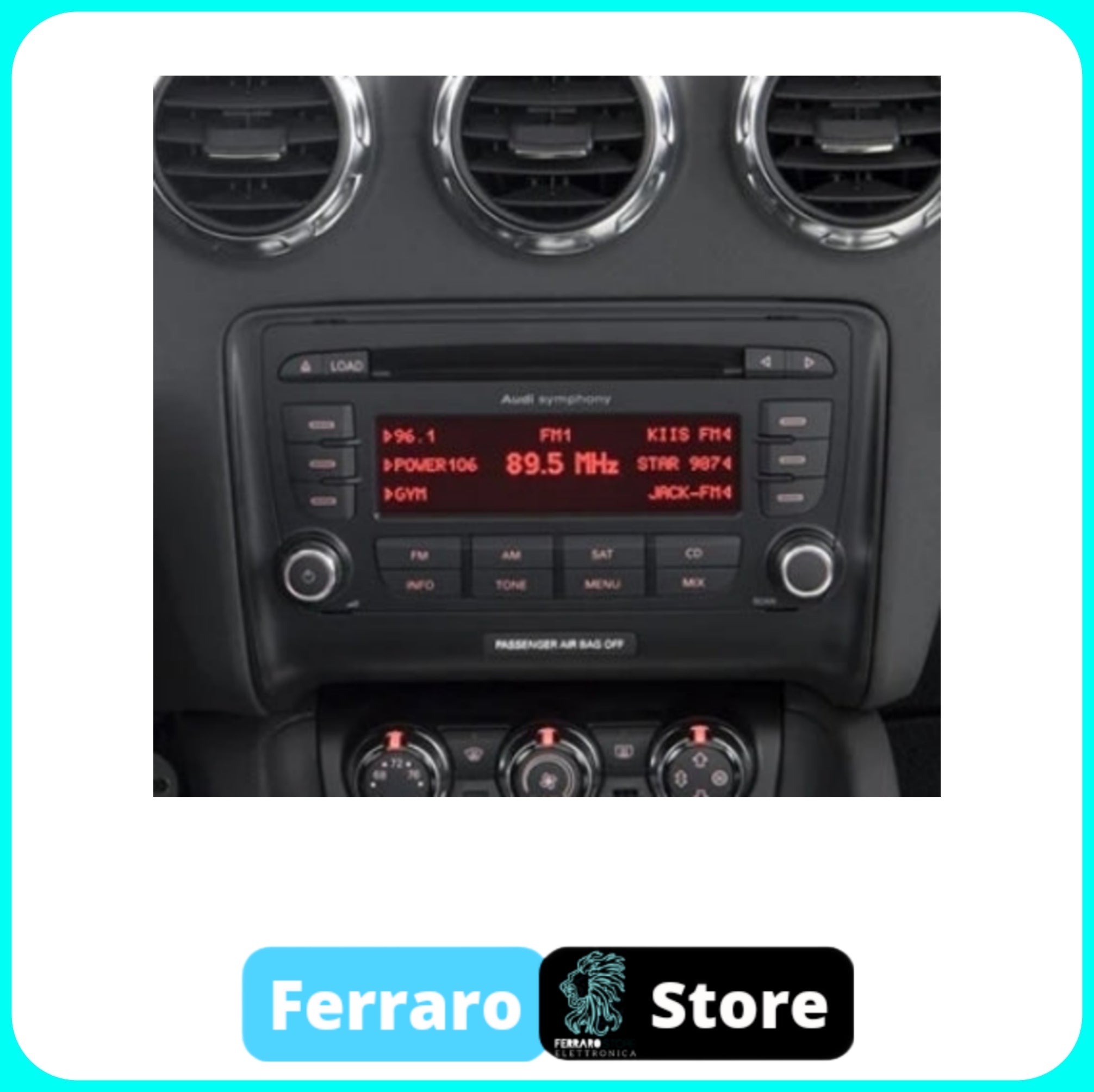 Kit Montaggio Autoradio 9"Pollici per Audi TT [2006-2014] - Mascherina, Cablaggio Autoradio Android