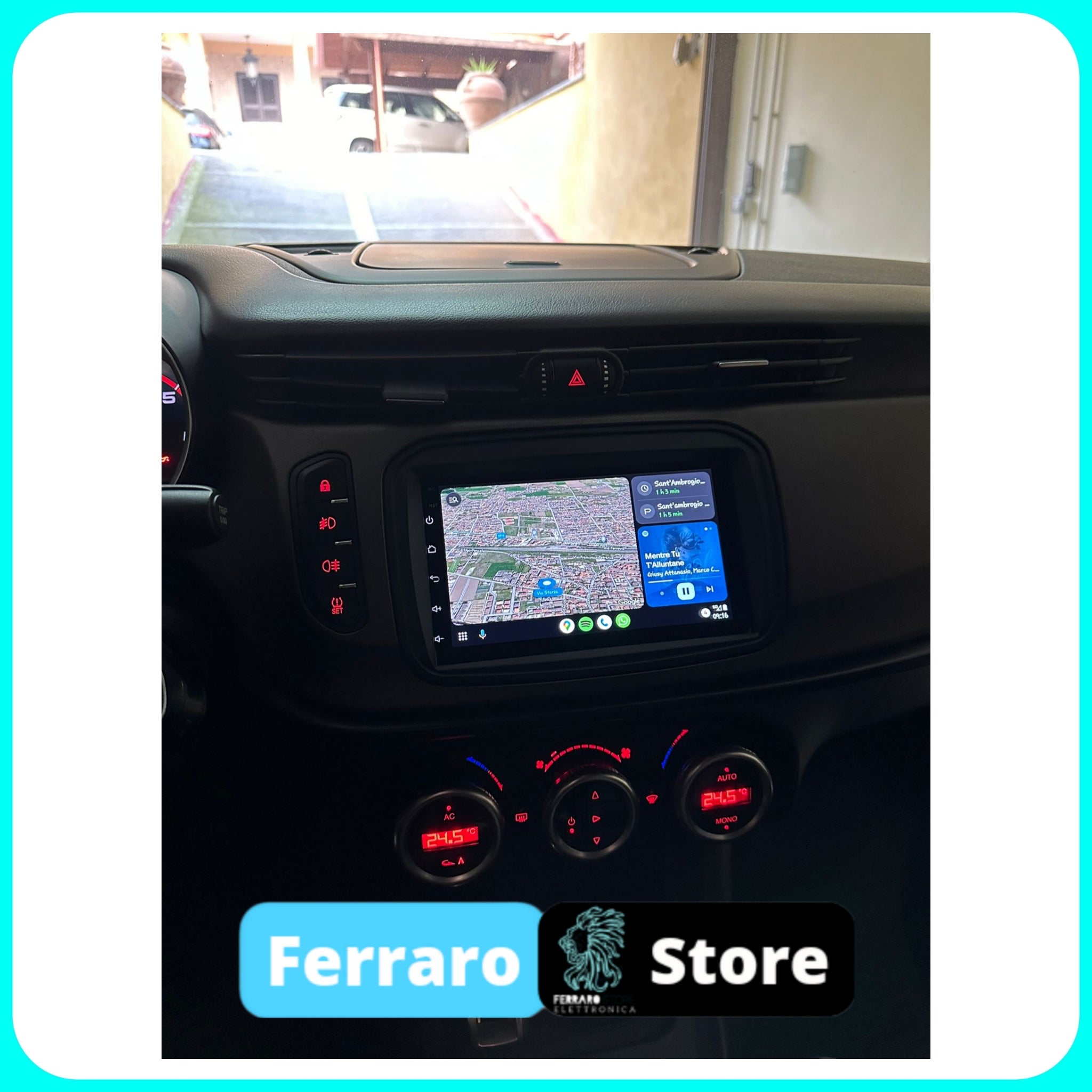 Car Radio for Alfa Romeo Giulietta [from 2014 onwards] - 2GB/4GB/6GB, 7" Inch Android, GPS, Bluetooth, Radio, Navigator, Wifi, PlayStore