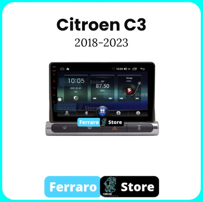 Autoradio per Citroen C3 9" | 2018-2023 | Android | Bluetooth | CarPlay | Android Auto | 2GB/4GB/6GB/8GB Ram