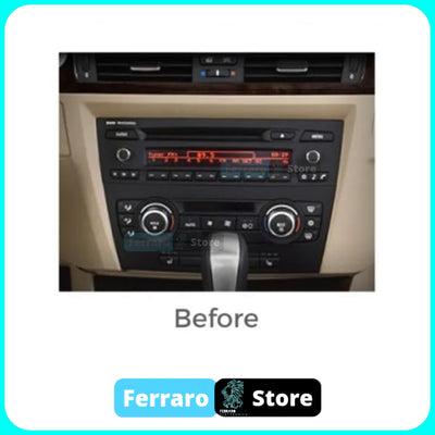 Kit Montaggio Autoradio 9"Pollici BMW Serie 3, E90-E91-E92-E93 (Dal 2005>) Mascherina, Cablaggio Autoradio Android