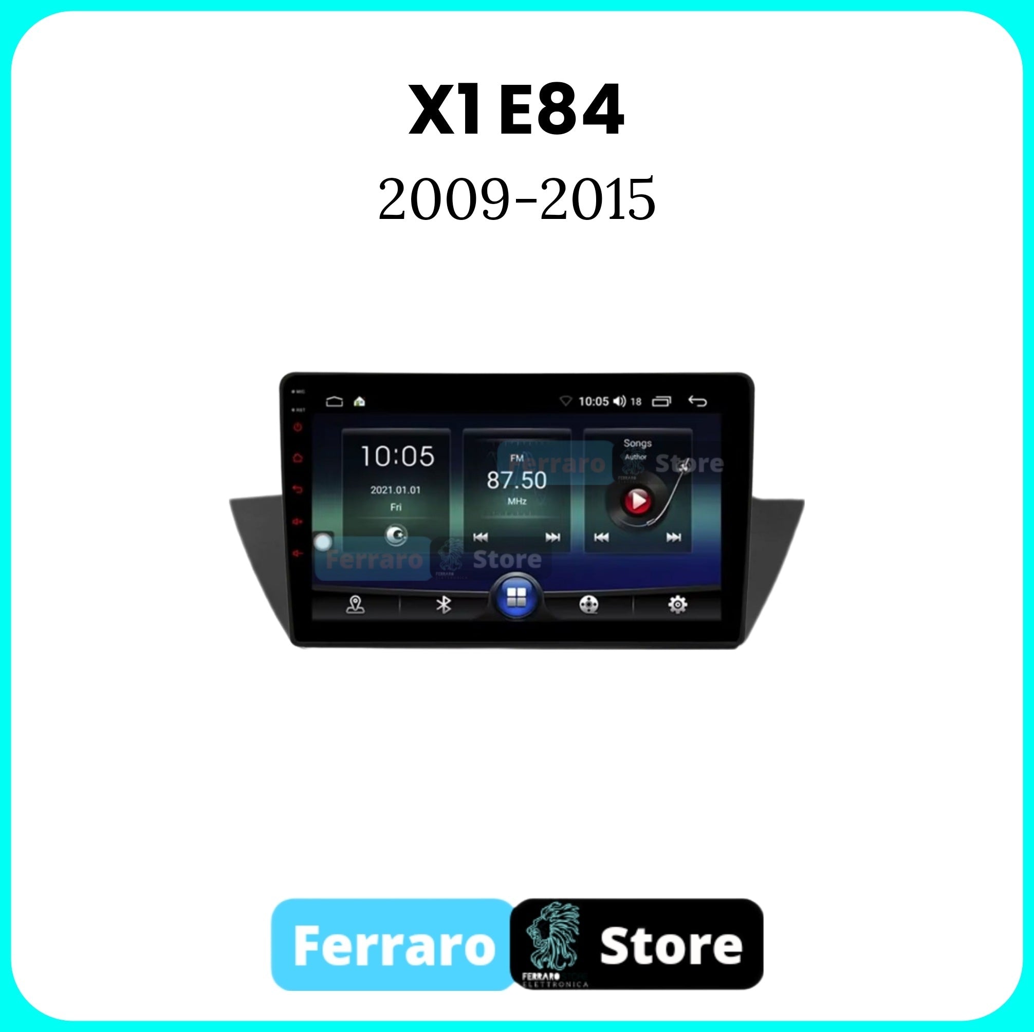 Autoradio per BMW X1 E84 10.1" | 2009-2015 | Android | Bluetooth | CarPlay | Android Auto | 2GB/4GB/8GB Ram